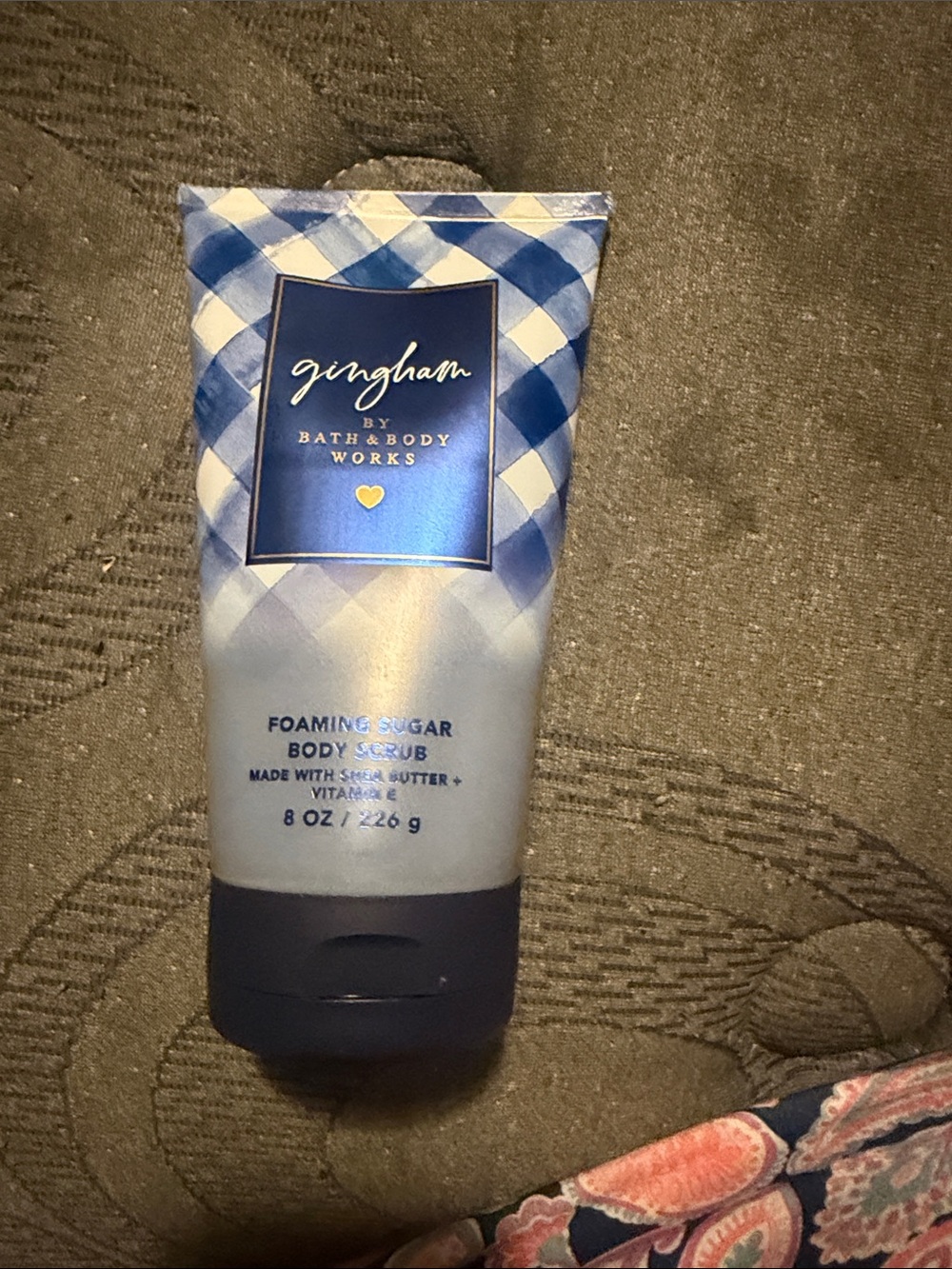 Bath & Body Works Gingham Foaming Sugar Body Scrub - Blue